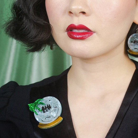 Crystal Ball Brooch - Erstwilder - Picture 4 of 5